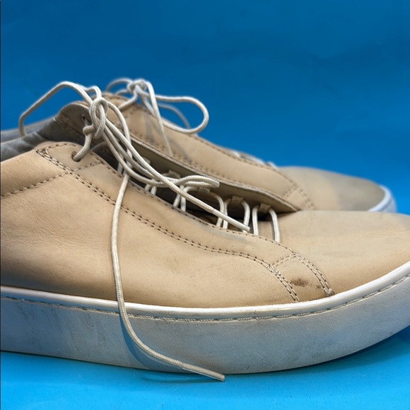 Vagabond Beige Leather Sneakers, size 9 women - Picture 7 of 8
